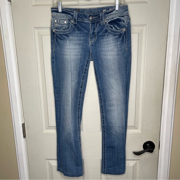 Miss Me Women’s Boot Cut Denim Jeans Sz 27 - Picture 1 of 10